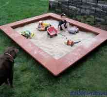 Детска пясъчна кутия със собствени ръце Foto