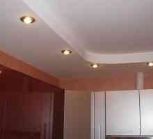 Снимка на двустепенни тавани в кухнята от гипсокартон, идеи, изисквания, монтаж