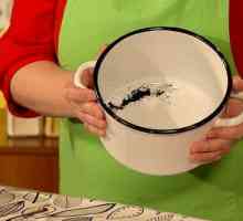 Как да почистите емайлирана саксия или съдове от неръждаема стомана от изгоряла храна