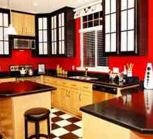 Как да си направим червено-черна кухня уютна и уютна?