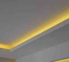 Как да се изгради една LED лента в гипсокартон таван