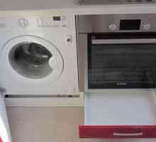 Как да инсталираме вградена перална машина под плота?