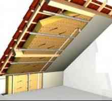 Как да изолирате тавана отвътре с вашите ръце видове материали