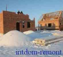 Тухлена зидария през зимни особености и методи