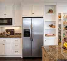 Къде да поставите правилно хладилника в малка кухня, стандартни и нестандартни решения