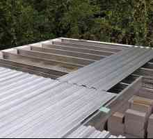 Еднопосочен покрив, изработен от велпапе