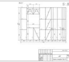 План на покрива и чертежа на плоския покрив