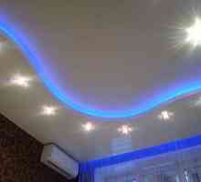 Осветление на тавана с LED лента под избор на материал за первази и правила за инсталиране