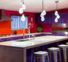 Правила за дизайн на лилавата кухня