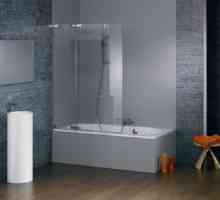 Стъклени завеси за основни типове и характеристики на банята