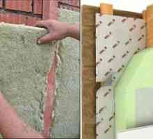 Технология на топлоизолация на външни стени с минерална вата с вентилирана фасада
