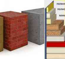 Топлопроводимост на строителни материали и нагреватели съгласно таблицата