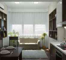 Уютен интериор за 13 кв. М. Опции за оформление и кухненски дизайн с диван