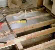 Затопляне на пода в дървената къща отдолу технология и избор на материал