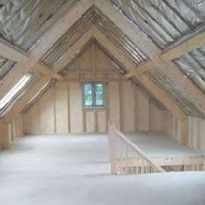 Тавански припокриване - как да изолирате покрива на тавана?