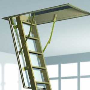 Тавански стълби - видове тавански стълби и работа по монтажа им