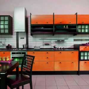 Съвети за създаване на интериор от черна и оранжева кухня