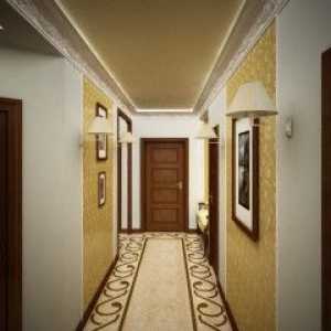 Интериорен дизайн на тесен коридор