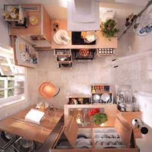 Дизайн на малка кухня в hruschvke снимка
