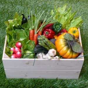 Кутия за съхранение на зеленчуци на балкона