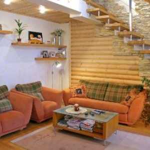 Как стените са изработени от гипсокартон в дървена къща