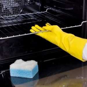Как да почистите фурната с мазнини и въглерод в дома