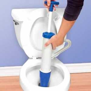 Как да премахнете запушването на тоалетната