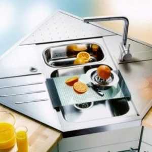 Как да изберем кухненска мивка се определя от вида на мивката и начина на инсталиране