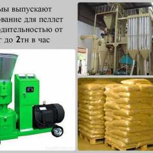 Оборудване за производство на горивни пелети от дървени стърготини