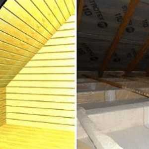 Парна изолация за тавана в дървен таван изберете най-добрия материал