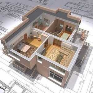 Оформлението на къщата е от 8 до 8 двуетажни крайградски жилищни сгради