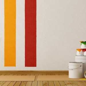 Боядисване на стени с водна боя