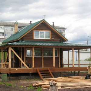 Разширение към модерните проекти на дървена къща