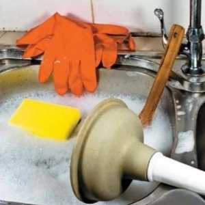 Почистване на домакински рецепти и оборудване за канализационни тръби