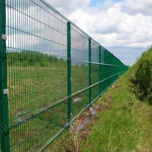 Сортове и материали за монтиране на оградата от заварена мрежа