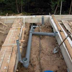 Изграждане на изисквания за подобряване на наклона на канализационната система с 1 метър
