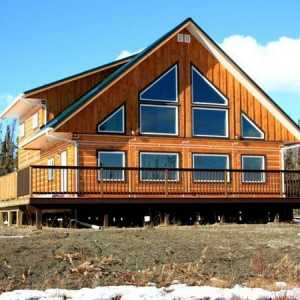 Строителство на къщи от дървени проекти
