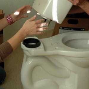 Инсталиране на тоалетната чиния