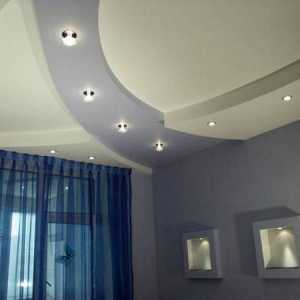 Избор и монтаж на прожектори на гипсокартонени тавани