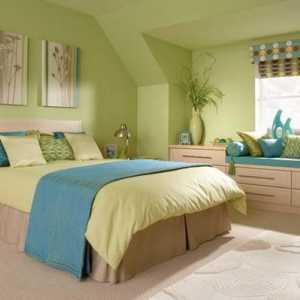 Дизайн на зелени спални