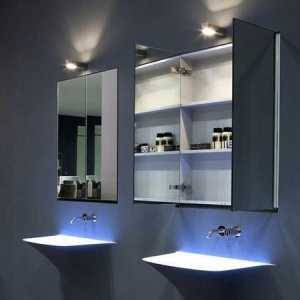 Огледало в банята с фоново осветление как да изберем перфектната?